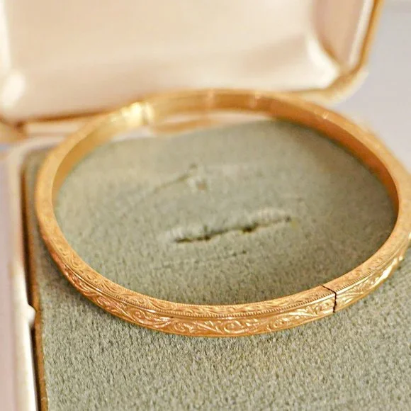 Antique Gold Baby Bracelet
